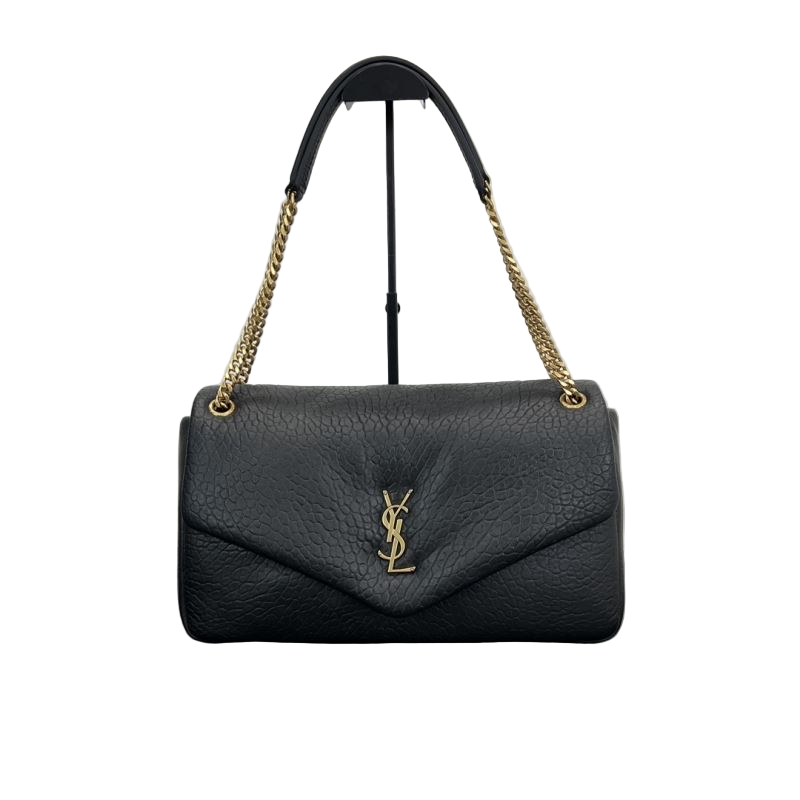 Saint Laurent Calypso Bag medium zwart schoudertas