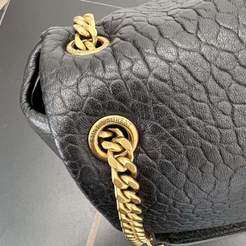 Saint Laurent Calypso Bag medium zwart schoudertas