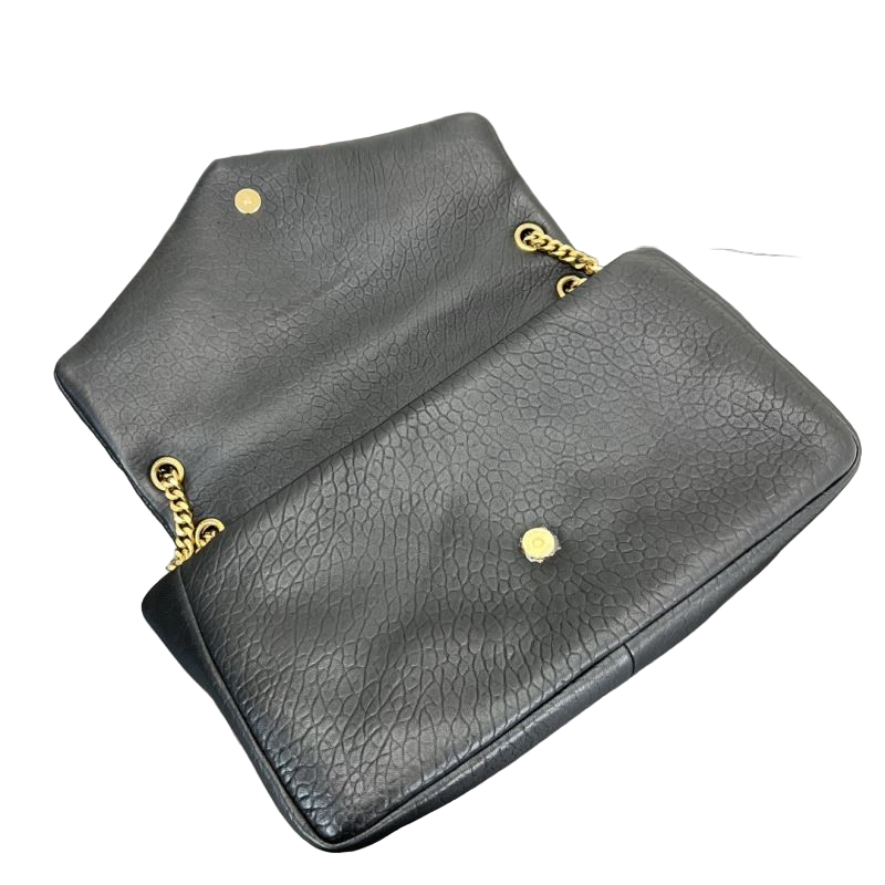 Saint Laurent Calypso Bag medium zwart schoudertas