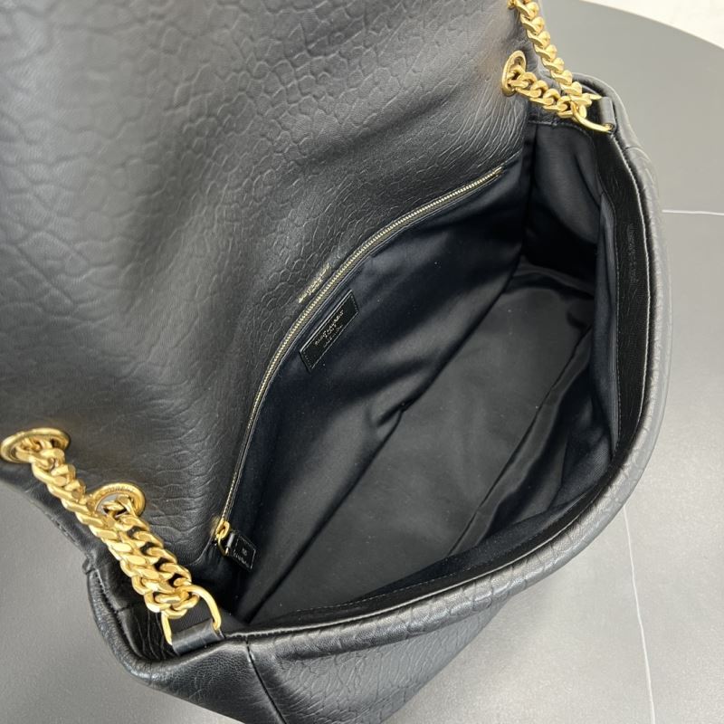 Saint Laurent Calypso Bag medium zwart schoudertas