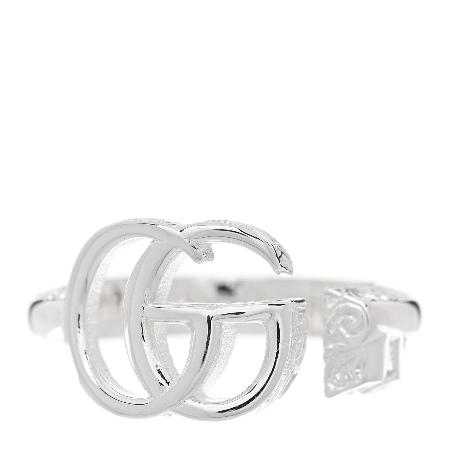 Gucci GG Marmont Key Motif Ring 53 6.5 image 1