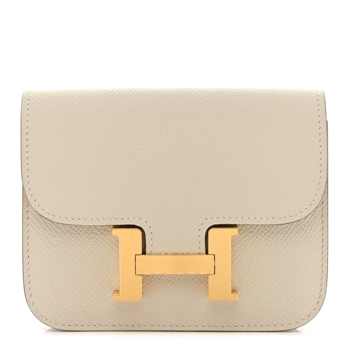 Hermès Constance Slim Wallet Craie Epsom - PRELOOV
