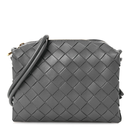 Bottega Veneta Nappa Intrecciato Mini Loop Camera Bag Thunder 2026 PRELOOV foto 1