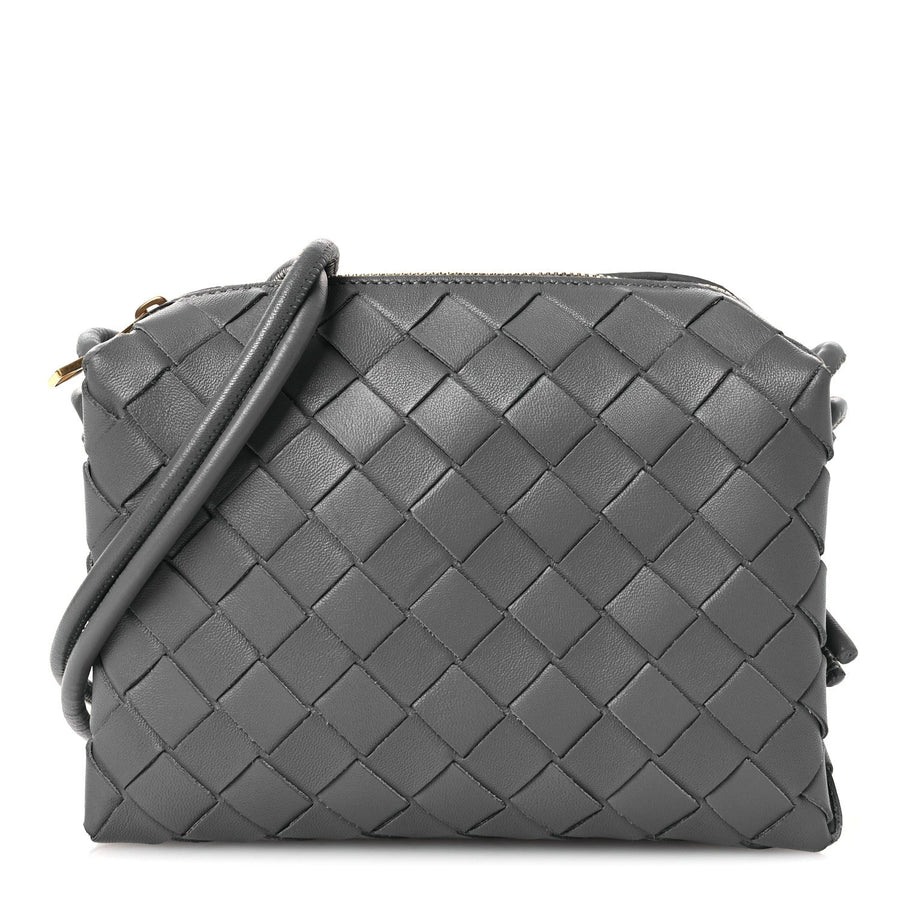 Bottega Veneta Nappa Intrecciato Mini Loop Camera Bag Thunder 2026 PRELOOV