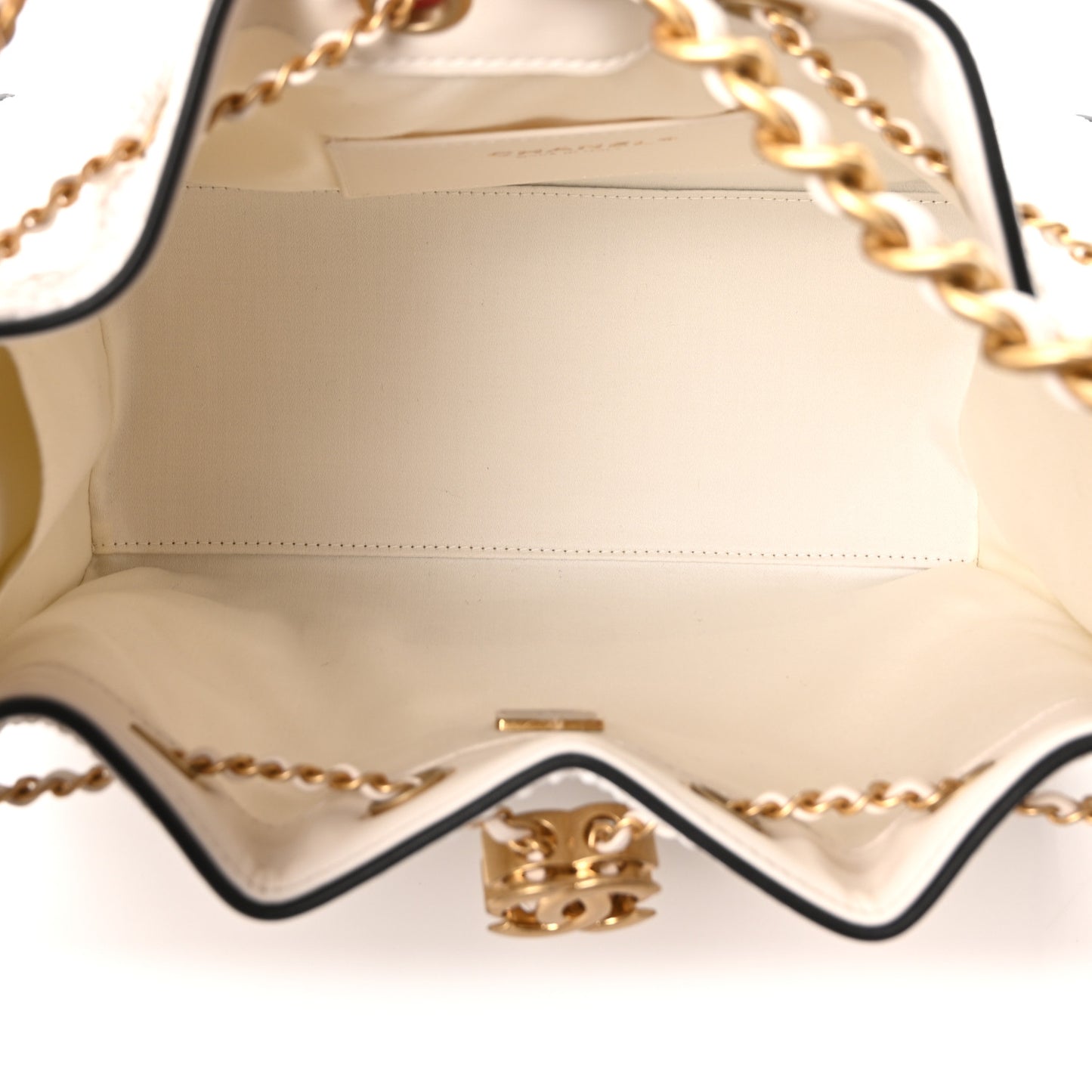 Chanel Braided Raffia Calfskin Quilted Small Chanel 25 Handbag White Black 2026 – PRELOOV