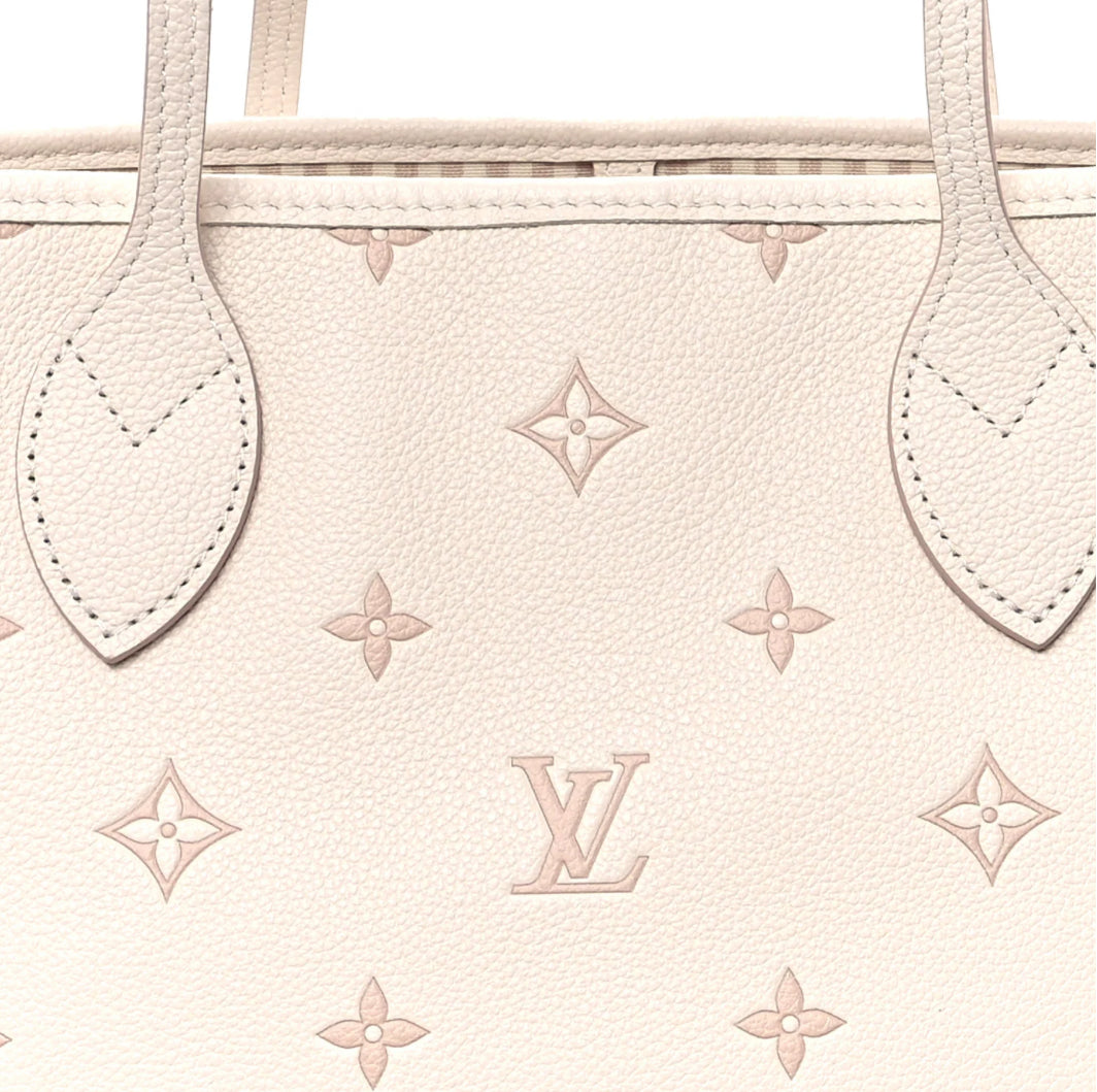 Louis Vuitton Monogram Debossed Neverfull MM Eden