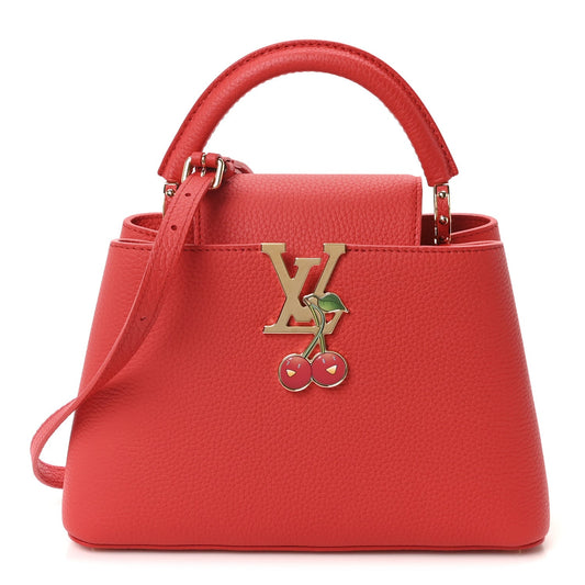 Louis Vuitton LV x TM Cerises Capucines BB Rouge Taurillon image 1
