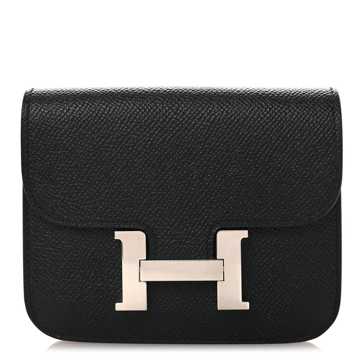 Hermès Epsom Constance Slim Wallet Black 2026 PRELOOV