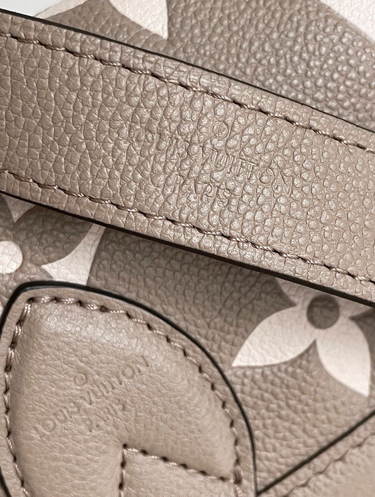 Louis Vuitton Diane Bag Tourterelle Cream Monogram Empreinte (M46583)