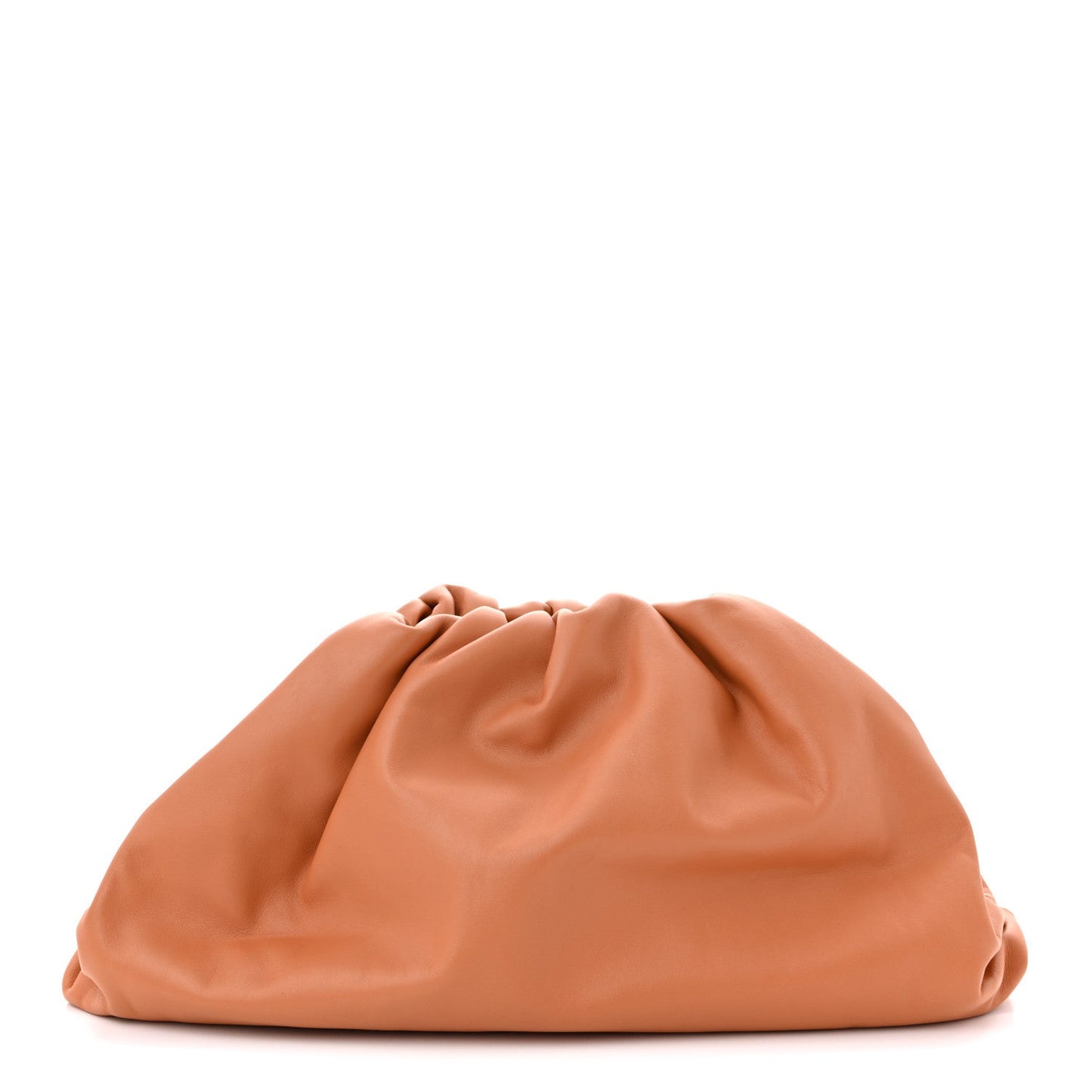 Bottega Veneta Smooth Butter Calf The Pouch Oversized Clutch Clay 2026 PRELOOV foto 1