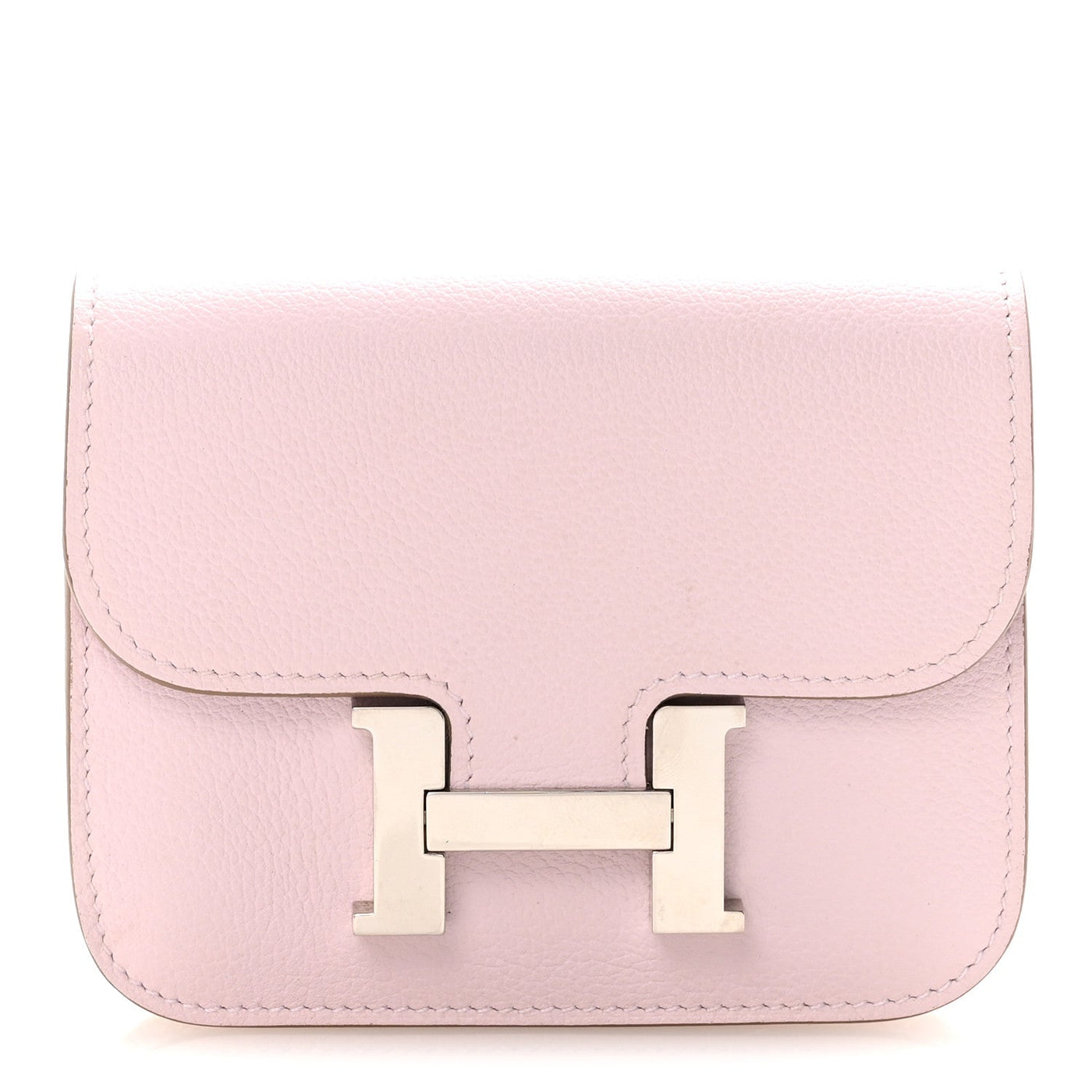 Hermès Evercolor Constance Slim Wallet Mauve Pale 2026 PRELOOV
