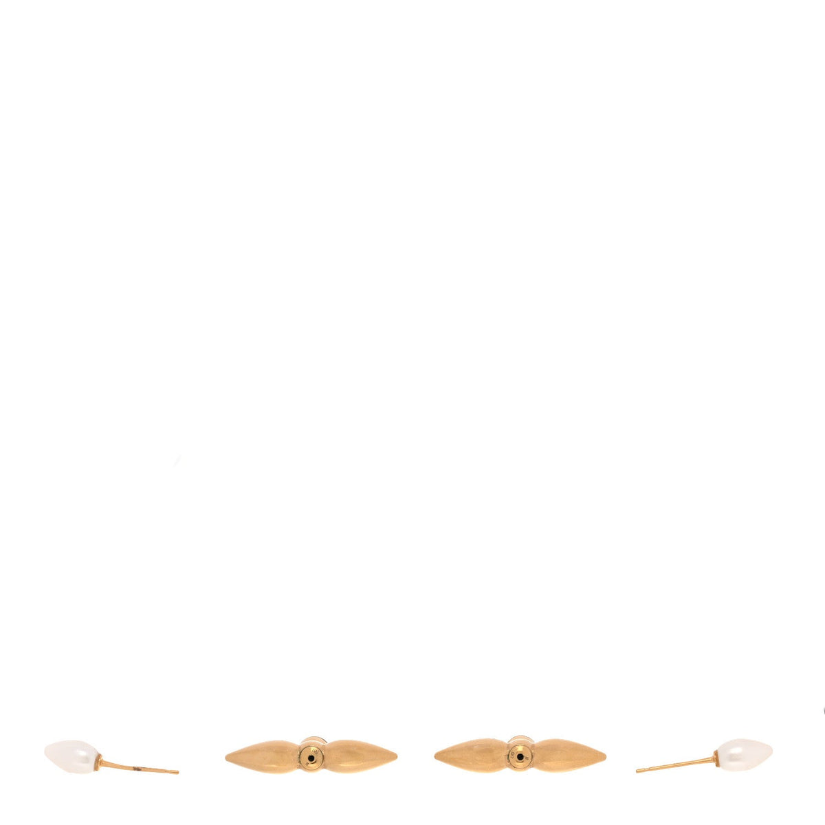 Louis Vuitton Louisette By Night Earrings Gold image 3