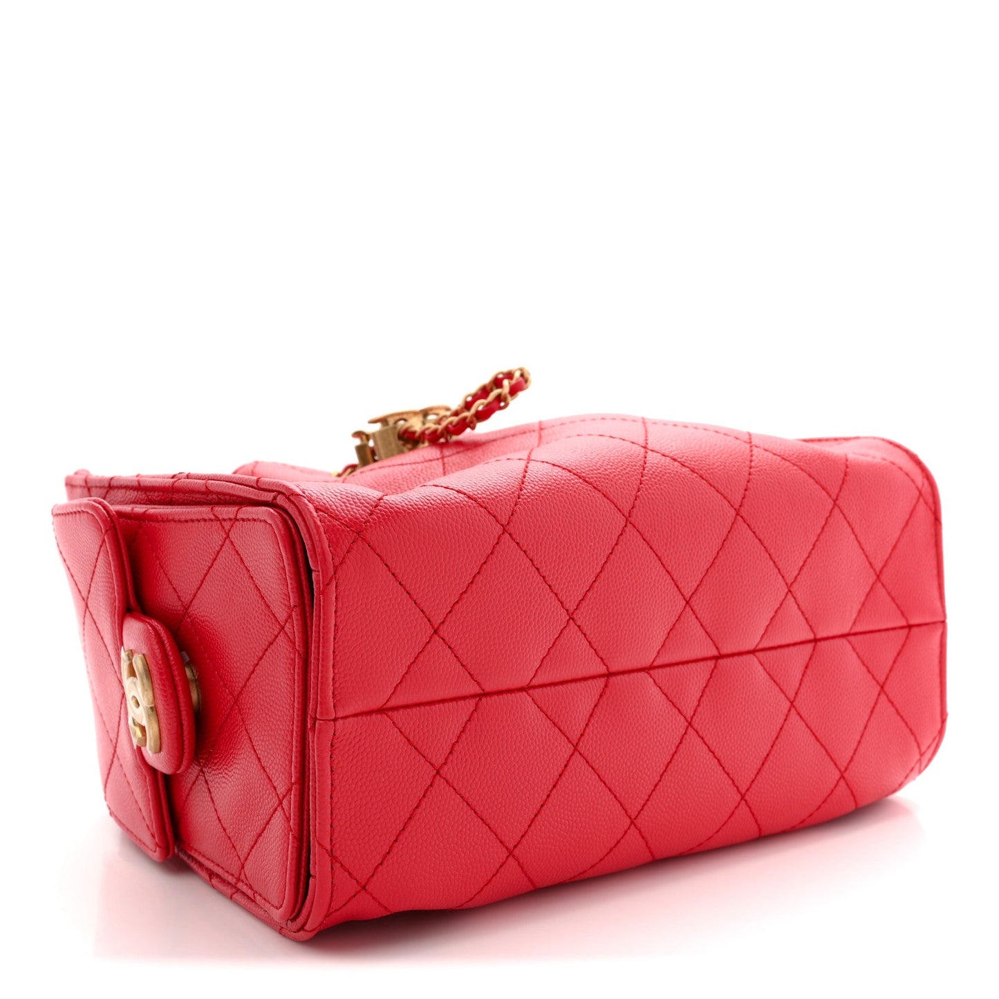 Chanel Caviar Quilted Mini Chanel 25 Handbag Red 2026 – PRELOOV