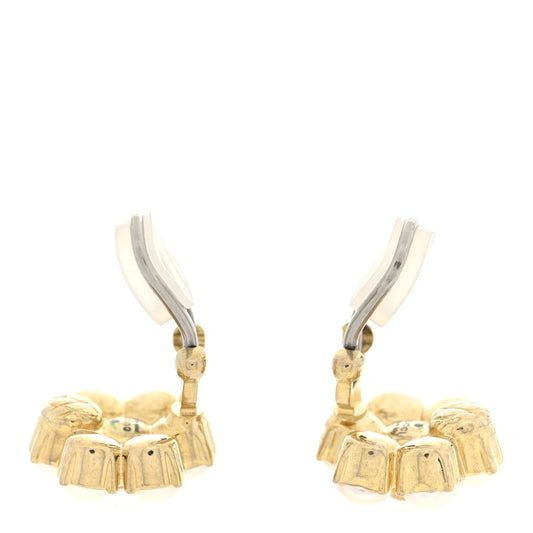 Gucci Double G Clip On Earrings Aged Gold image 2