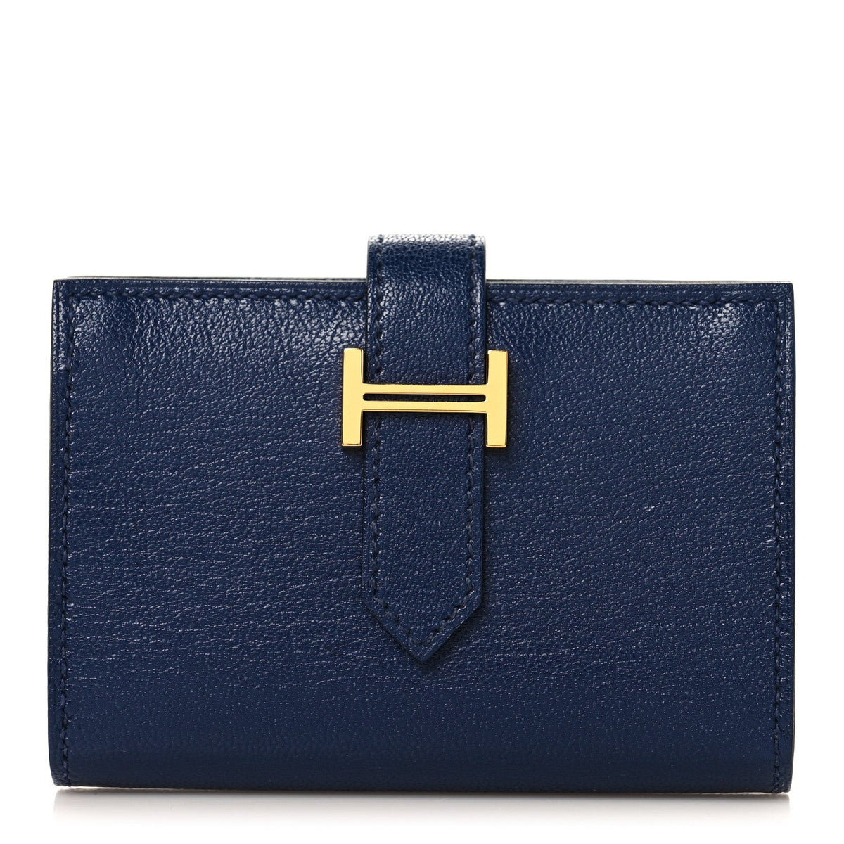Hermès Wallet Bleu Saphir Chèvre, Mysore - PRELOOV
