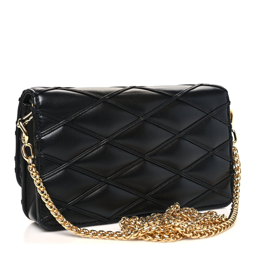 Louis Vuitton GO-14 Wallet On Chain Black Lambskin Malletage image 3