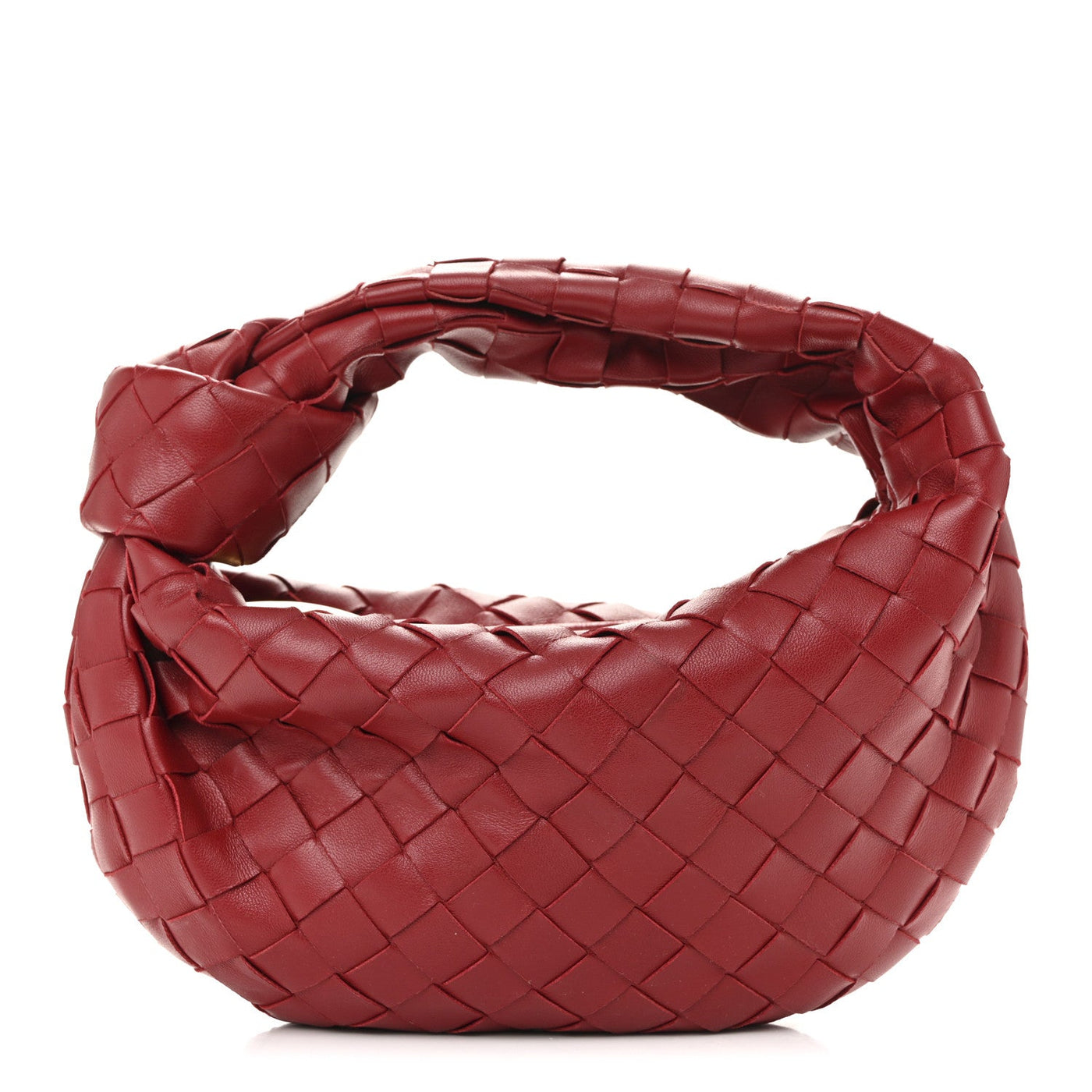 Bottega Veneta Nappa Intrecciato Mini Jodie Dark Red 2026 PRELOOV