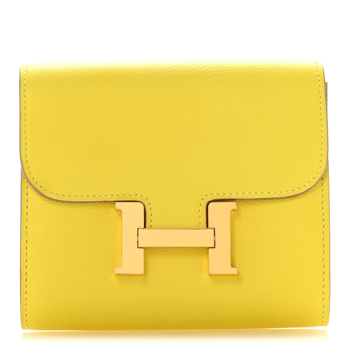 Hermès Wallet Lime Evercolor - PRELOOV