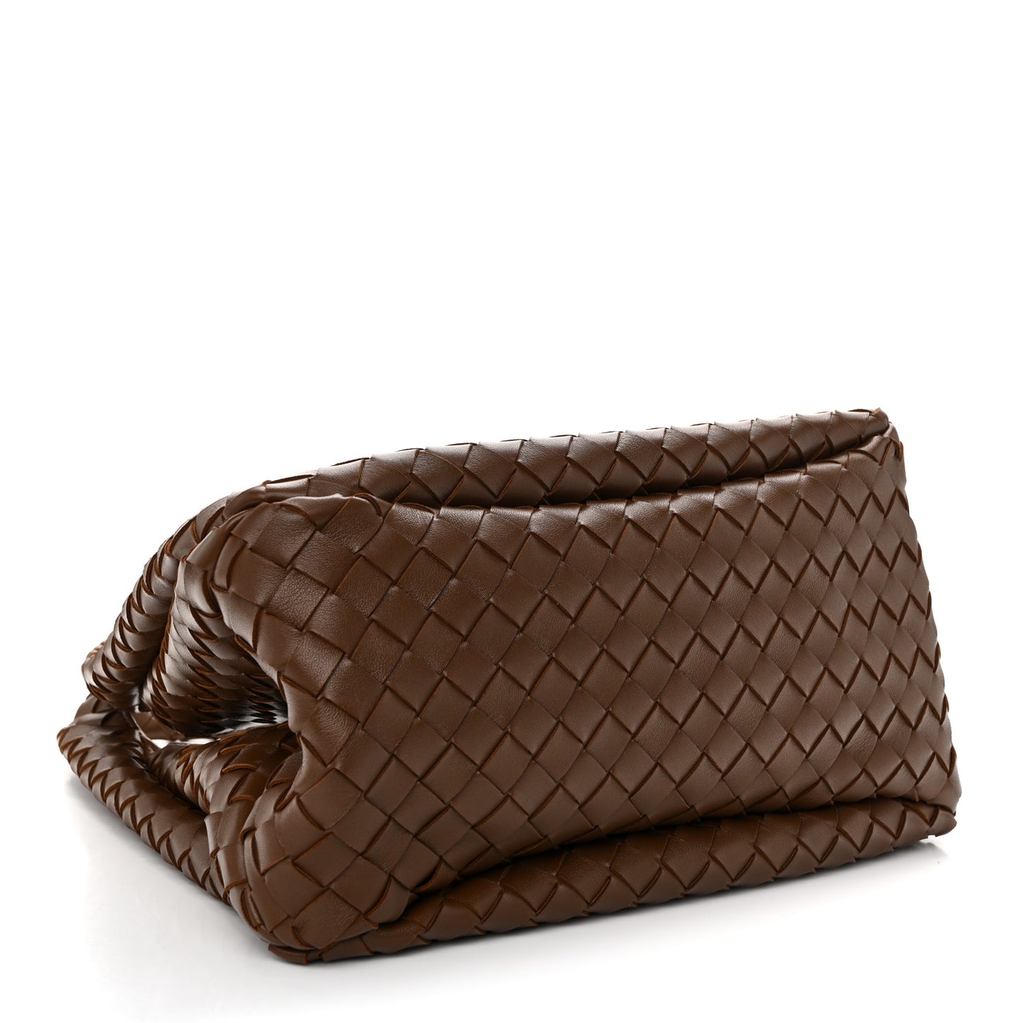 Bottega Veneta Medium Campana Shoulder Bag Tannin Brown Nappa Intrecciato – PRELOOV