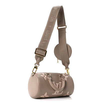 Louis Vuitton Papillon BB Tourterelle Cream Empreinte Monogram Giant image 2