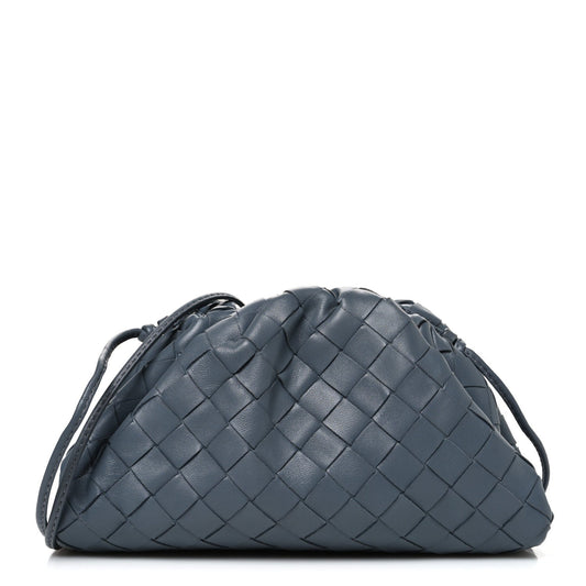 Bottega Veneta Nappa Intrecciato The Mini Pouch Thunder 2026 PRELOOV foto 1