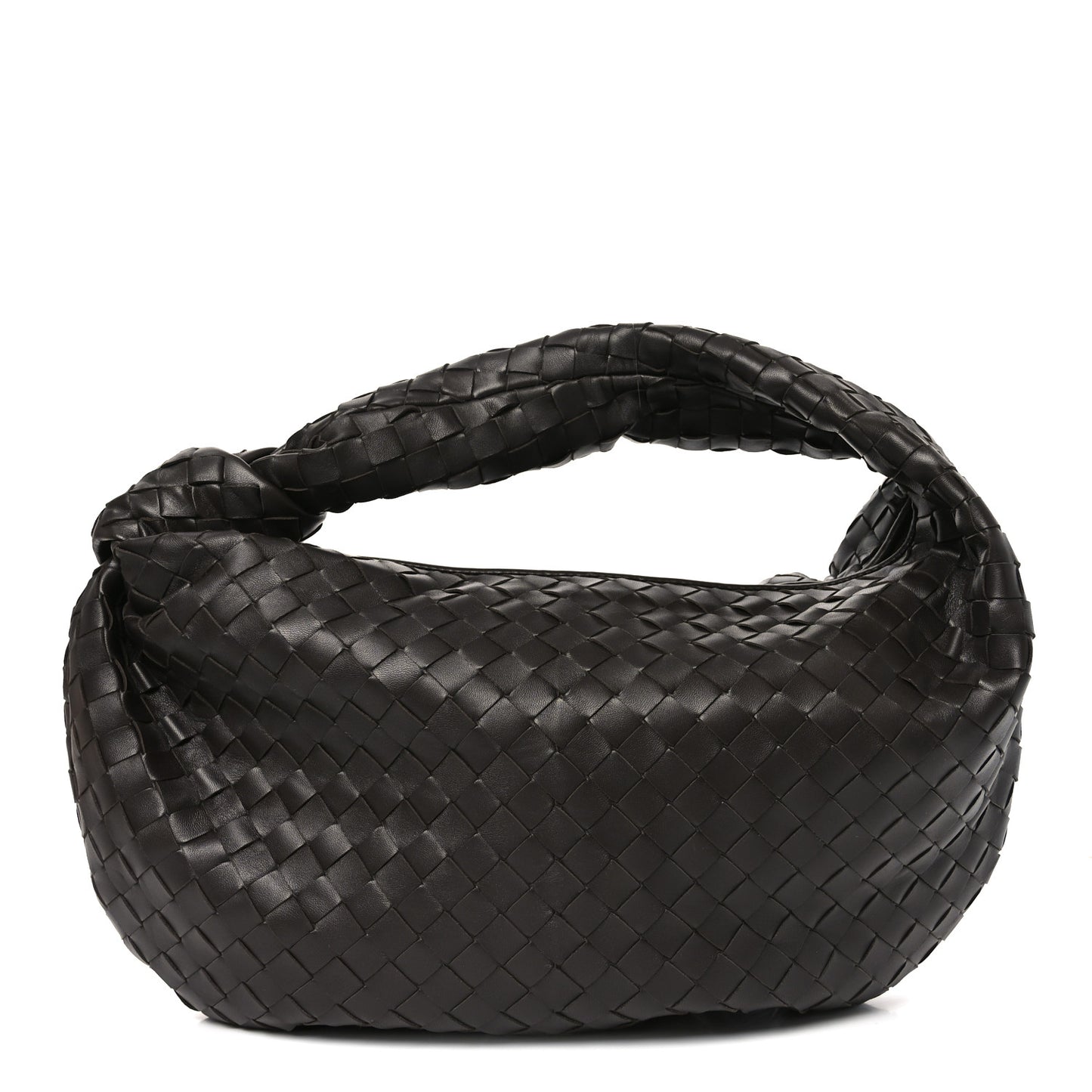 Bottega Veneta Small Jodie Fondant Dark Brown Nappa Intrecciato – PRELOOV