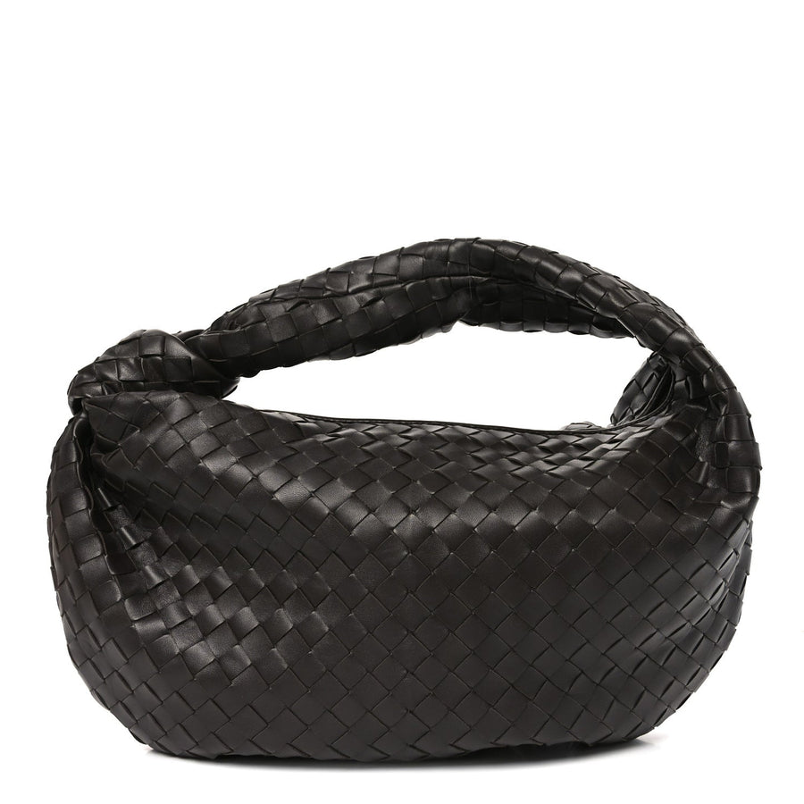 Bottega Veneta Small Jodie Fondant Dark Brown Nappa Intrecciato – PRELOOV