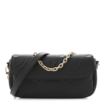 Louis Vuitton Ivy Wallet On Chain Black Empreinte Monogram Giant image 1