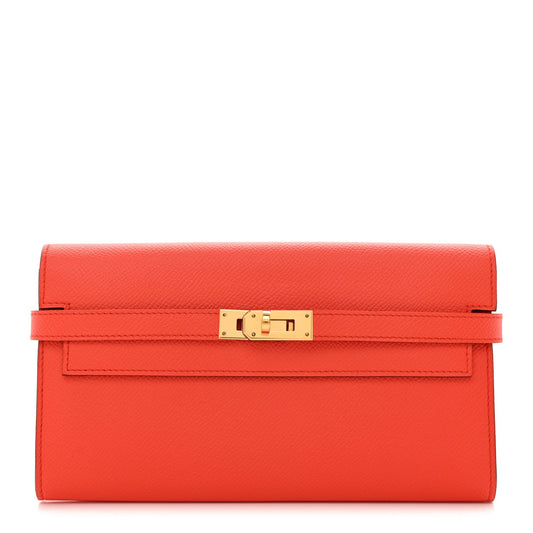 Hermès Wallet Orange Epsom - PRELOOV