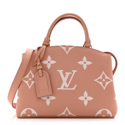 Louis Vuitton Petit Palais Rose Trianon Creme Empreinte Monogram Giant – PRELOOV