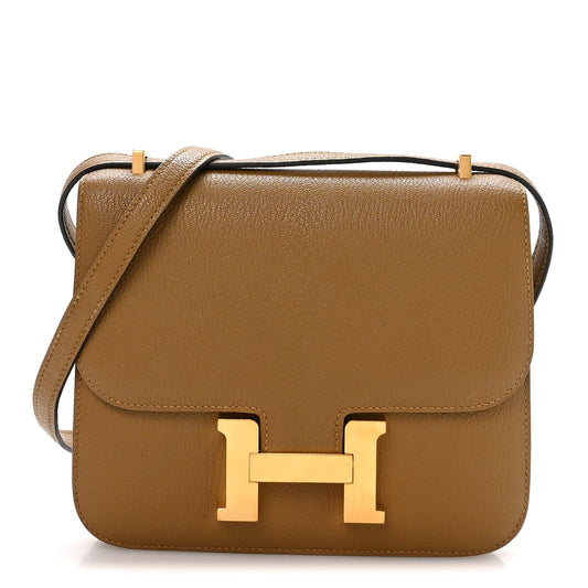 Hermès Chevre Mysore Constance 18 Kraft