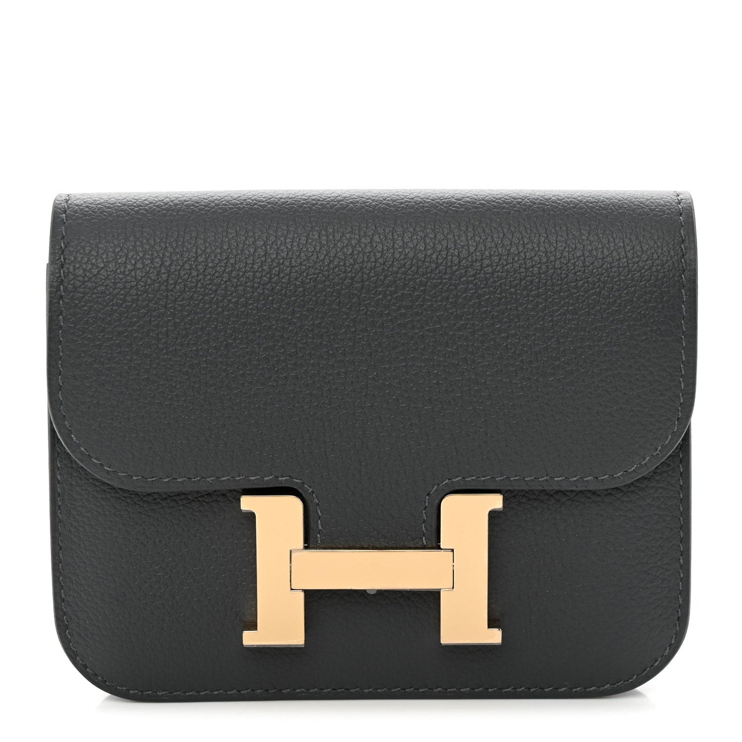 Hermès Constance Slim Wallet Glacier Evercolor - PRELOOV
