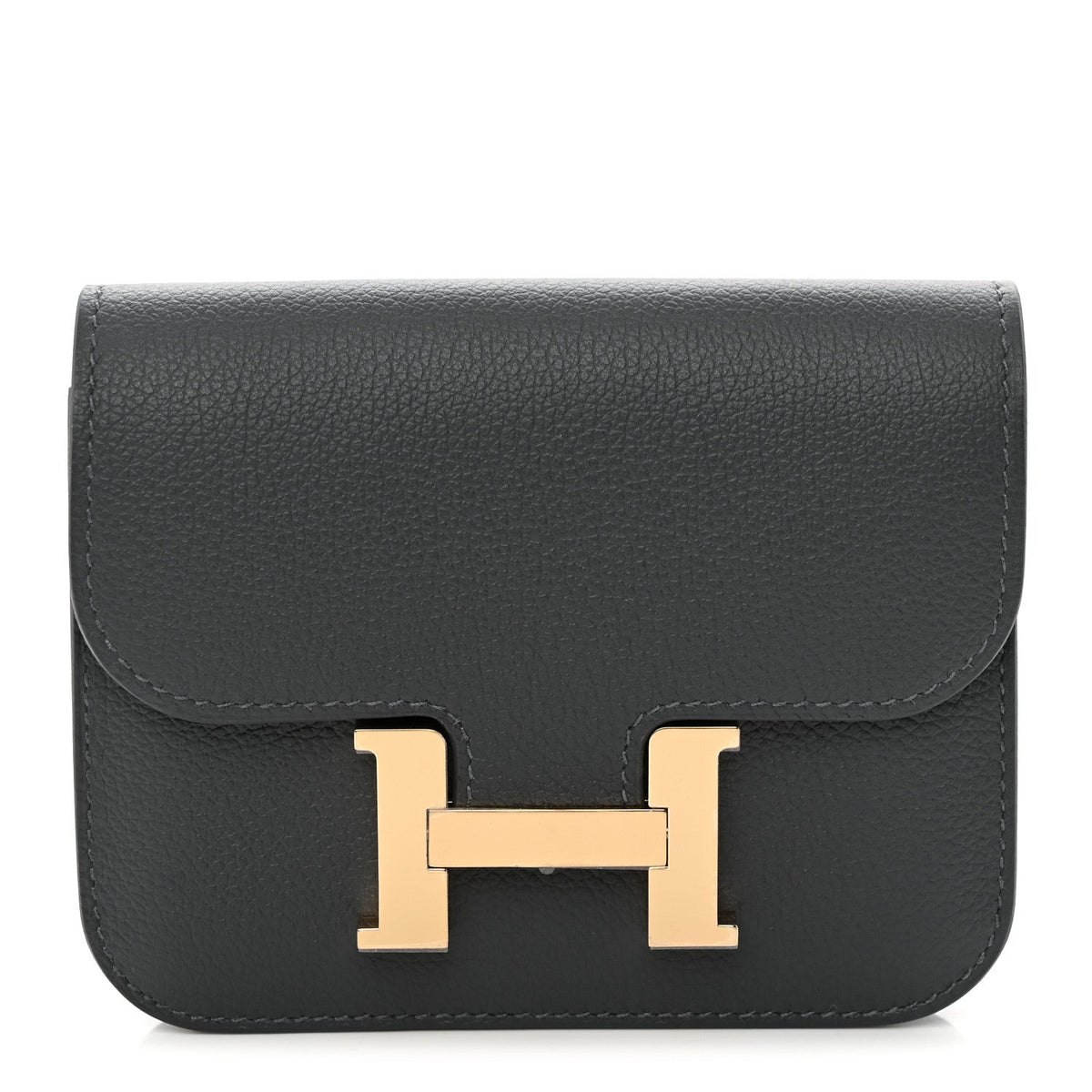 Hermès Constance Slim Wallet Glacier Evercolor - PRELOOV