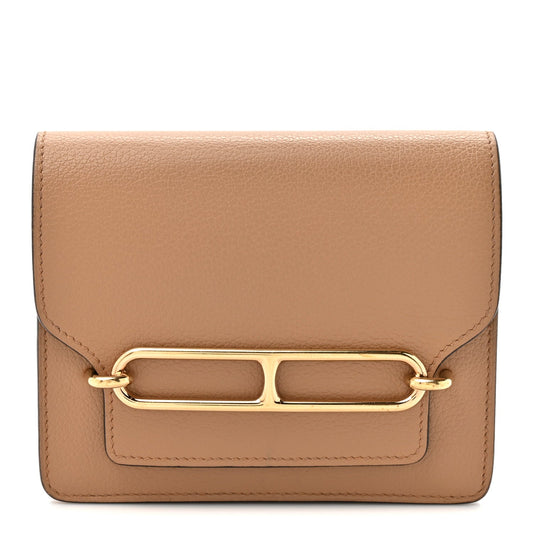 Hermès Roulis Slim Wallet Lime Evercolor - PRELOOV