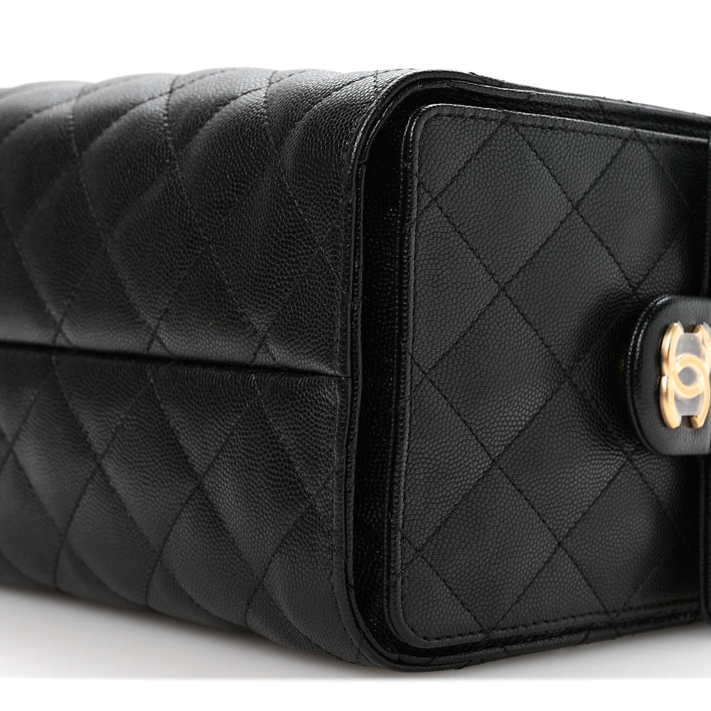 Chanel Caviar Quilted Small Chanel 25 Handbag Black 2026 – PRELOOV