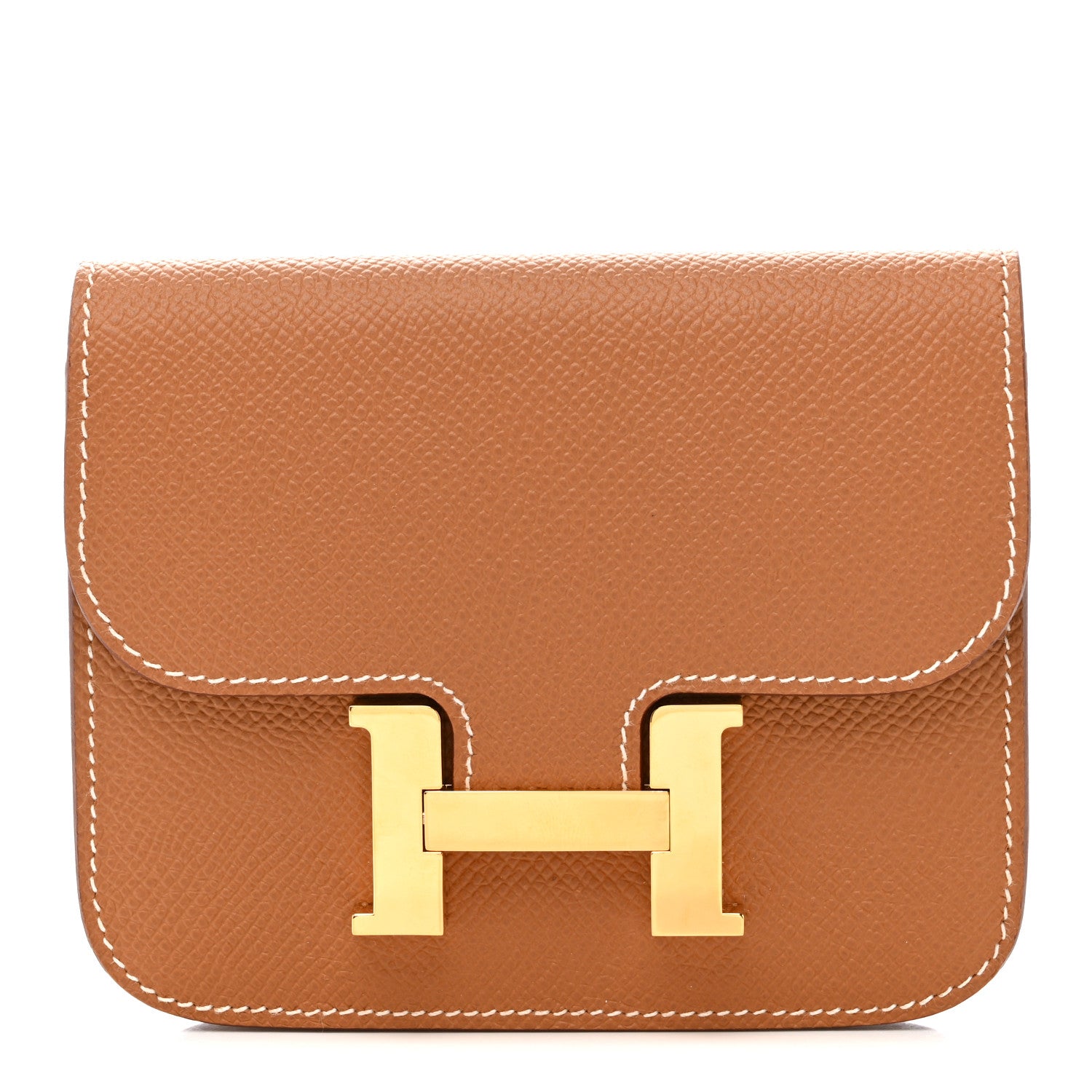 Hermès Constance Slim Wallet Gold Epsom - PRELOOV