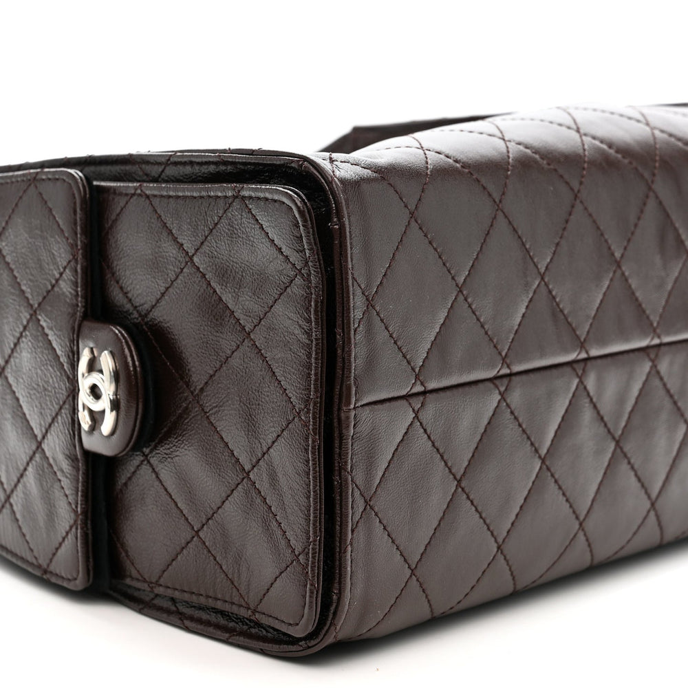 Chanel Caviar Quilted Small Chanel 25 Handbag Dark Brown 2026 – PRELOOV