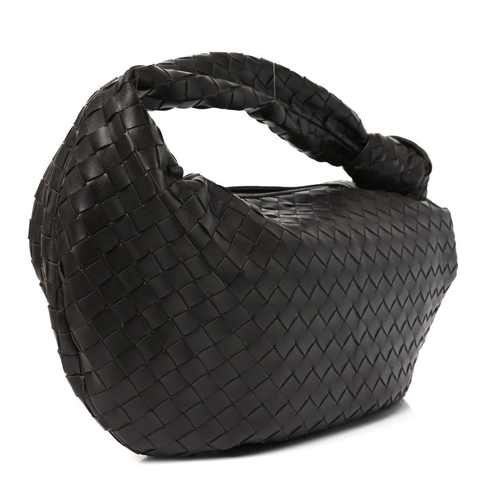 Bottega Veneta Small Jodie Fondant Dark Brown Nappa Intrecciato – PRELOOV