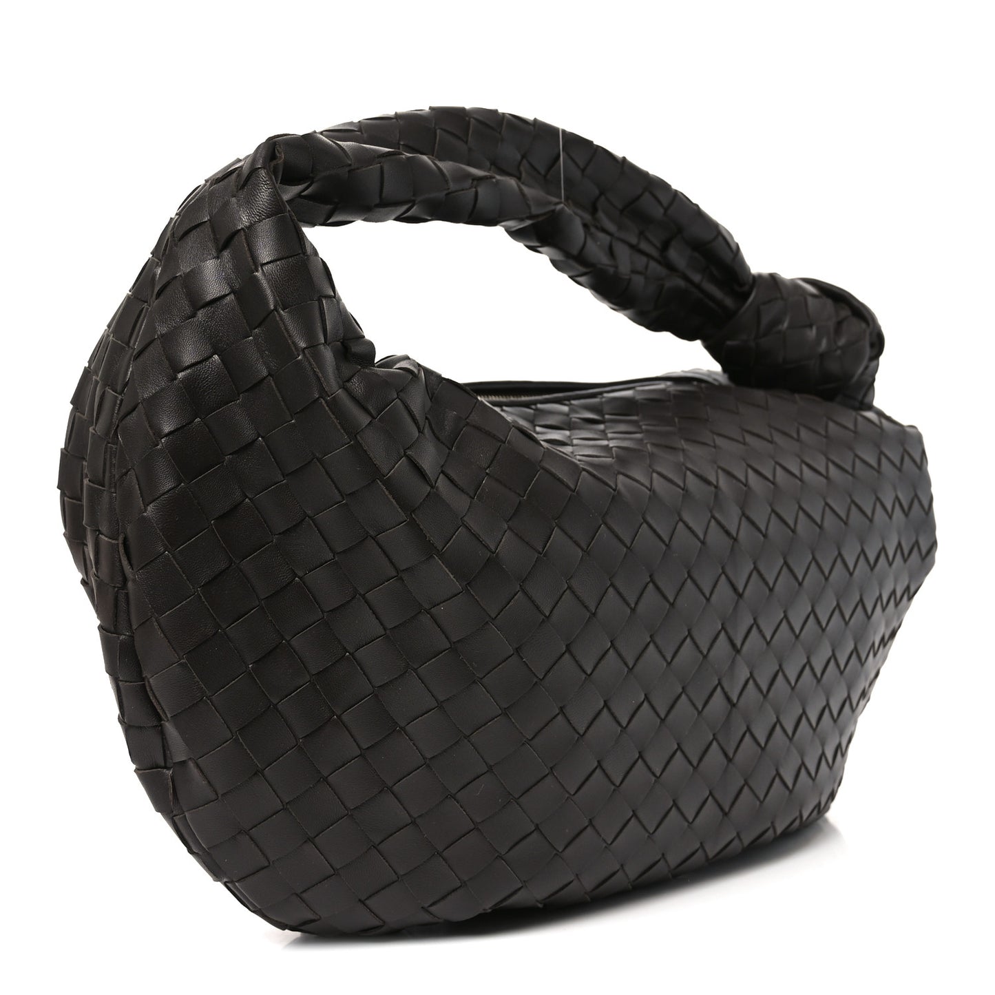 Bottega Veneta Small Jodie Fondant Dark Brown Nappa Intrecciato – PRELOOV