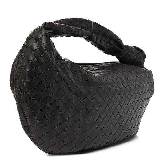 Bottega Veneta Small Jodie Fondant Dark Brown Nappa Intrecciato – PRELOOV