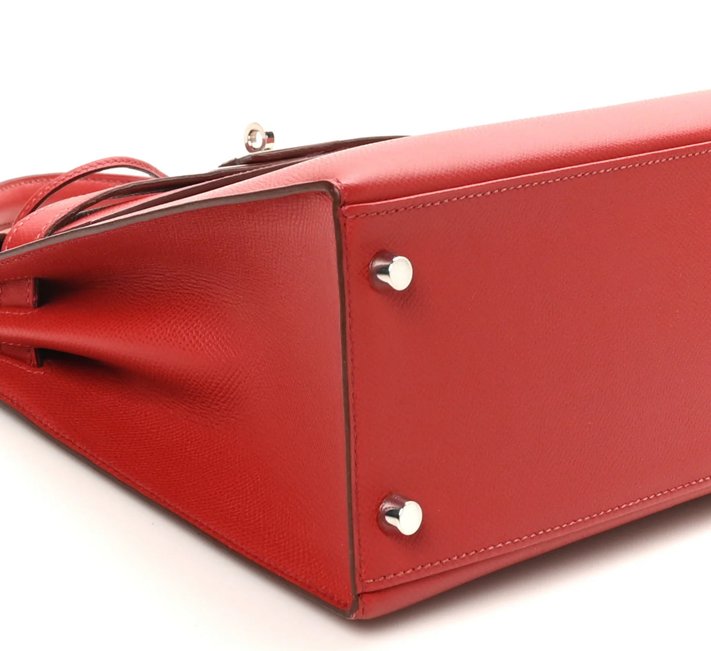 HERMES Epsom Kelly Sellier 28 Rouge Casaque