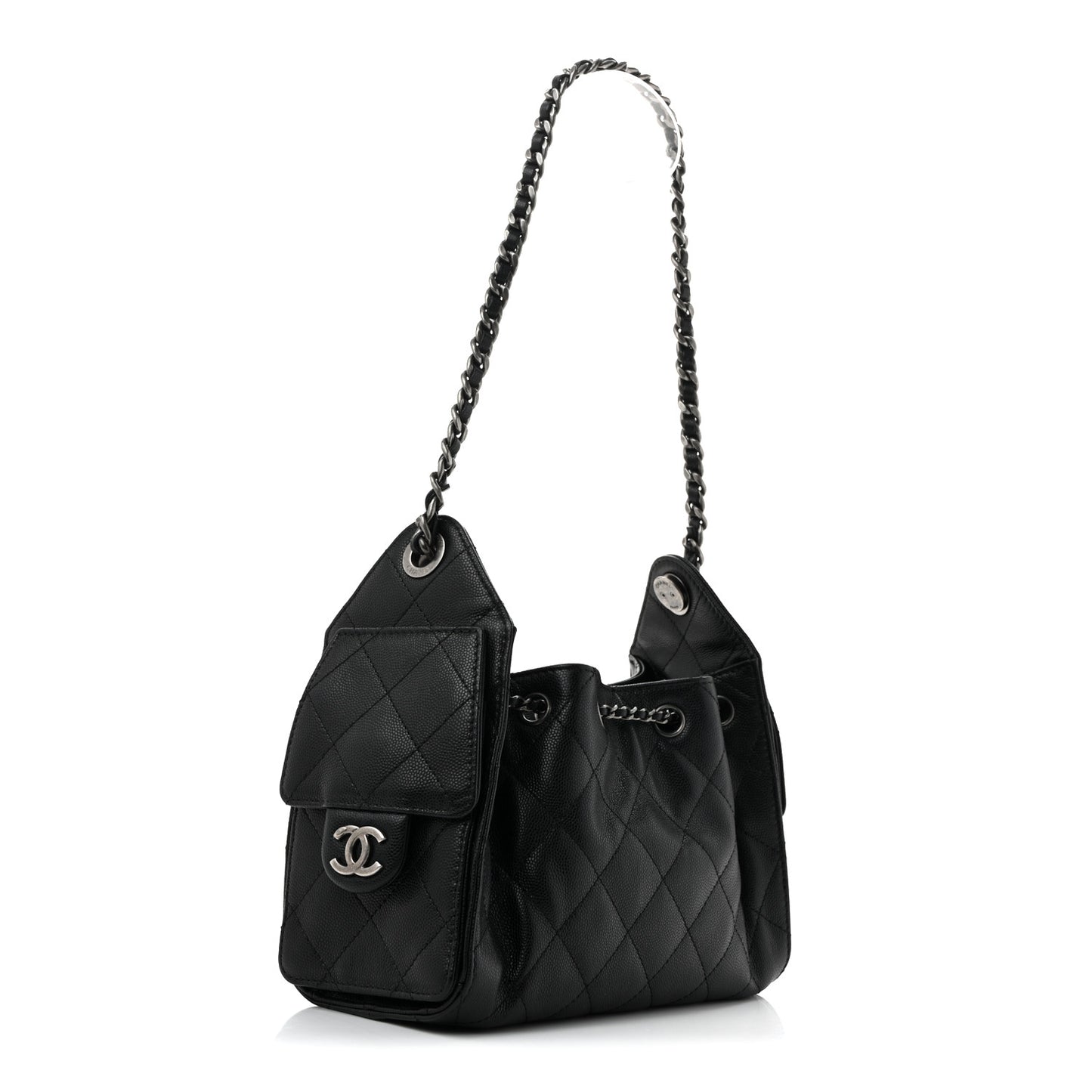 Chanel Caviar Quilted Mini Chanel 25 Handbag Black 2026 – PRELOOV