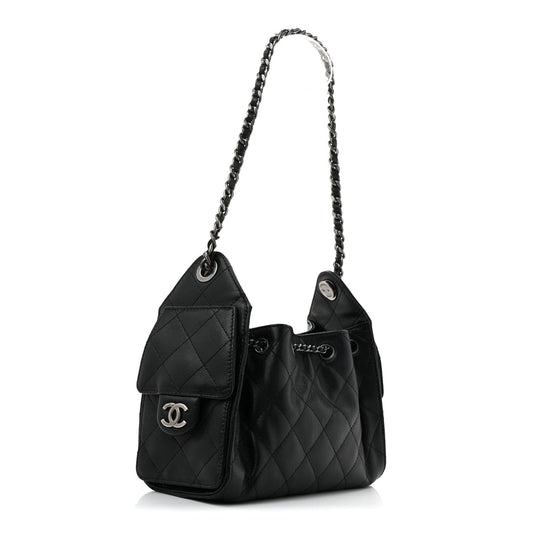 Chanel Caviar Quilted Mini Chanel 25 Handbag Black 2026 – PRELOOV