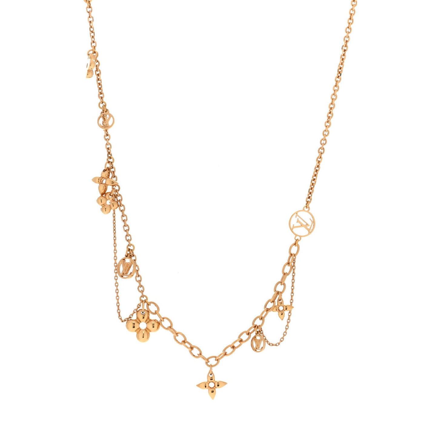 Louis Vuitton Blooming Supple Necklace Gold – PRELOOV