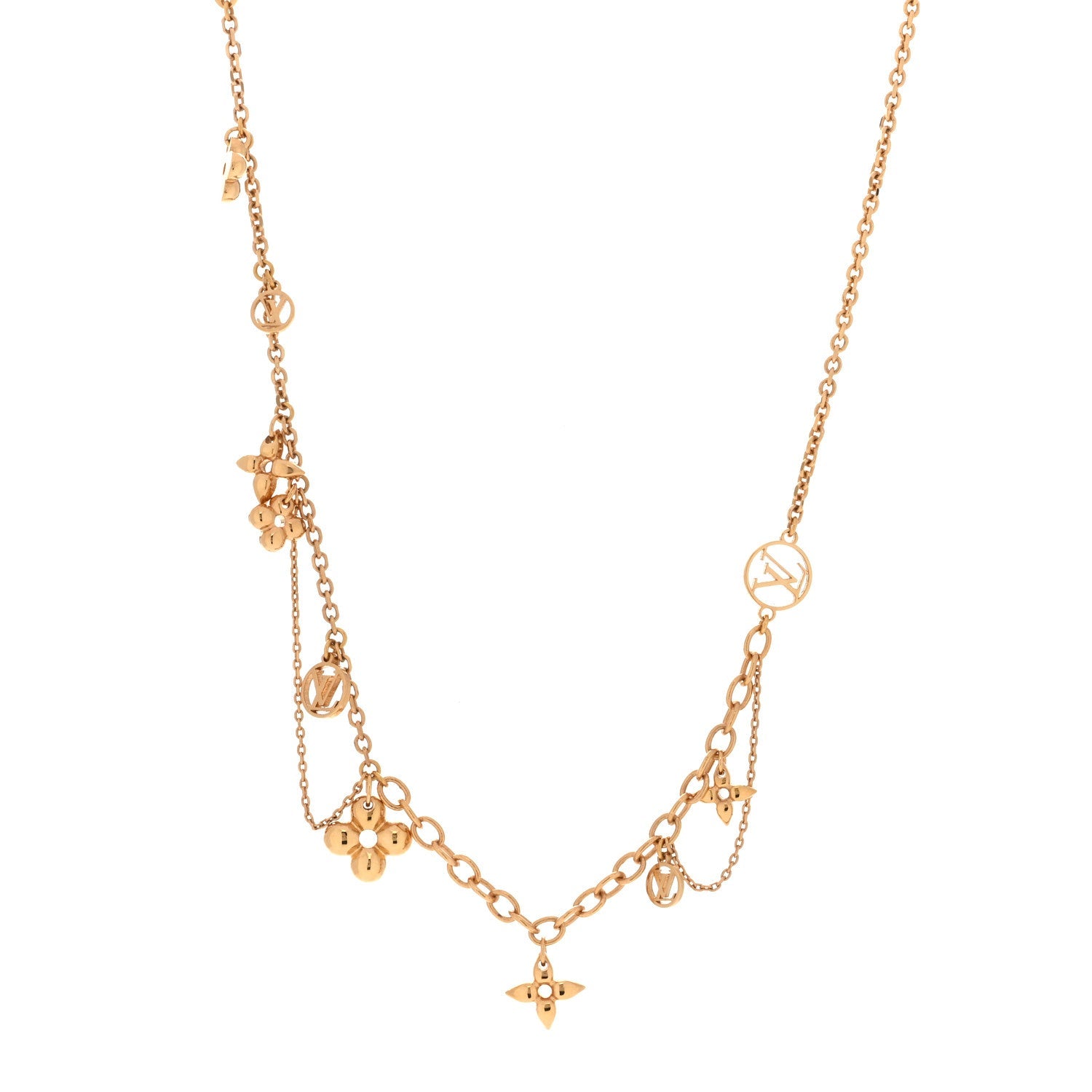 Louis Vuitton Blooming Supple Necklace Gold image 1