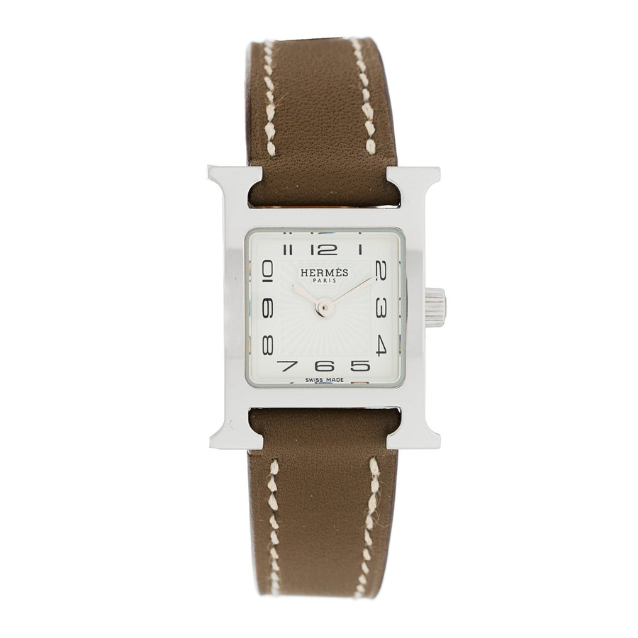 Hermes Heure H 17.2mm Watch Etoupe Swift – PRELOOV