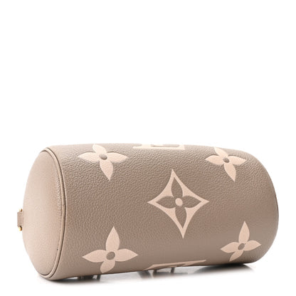 Louis Vuitton Papillon BB Tourterelle Cream Empreinte Monogram Giant image 3