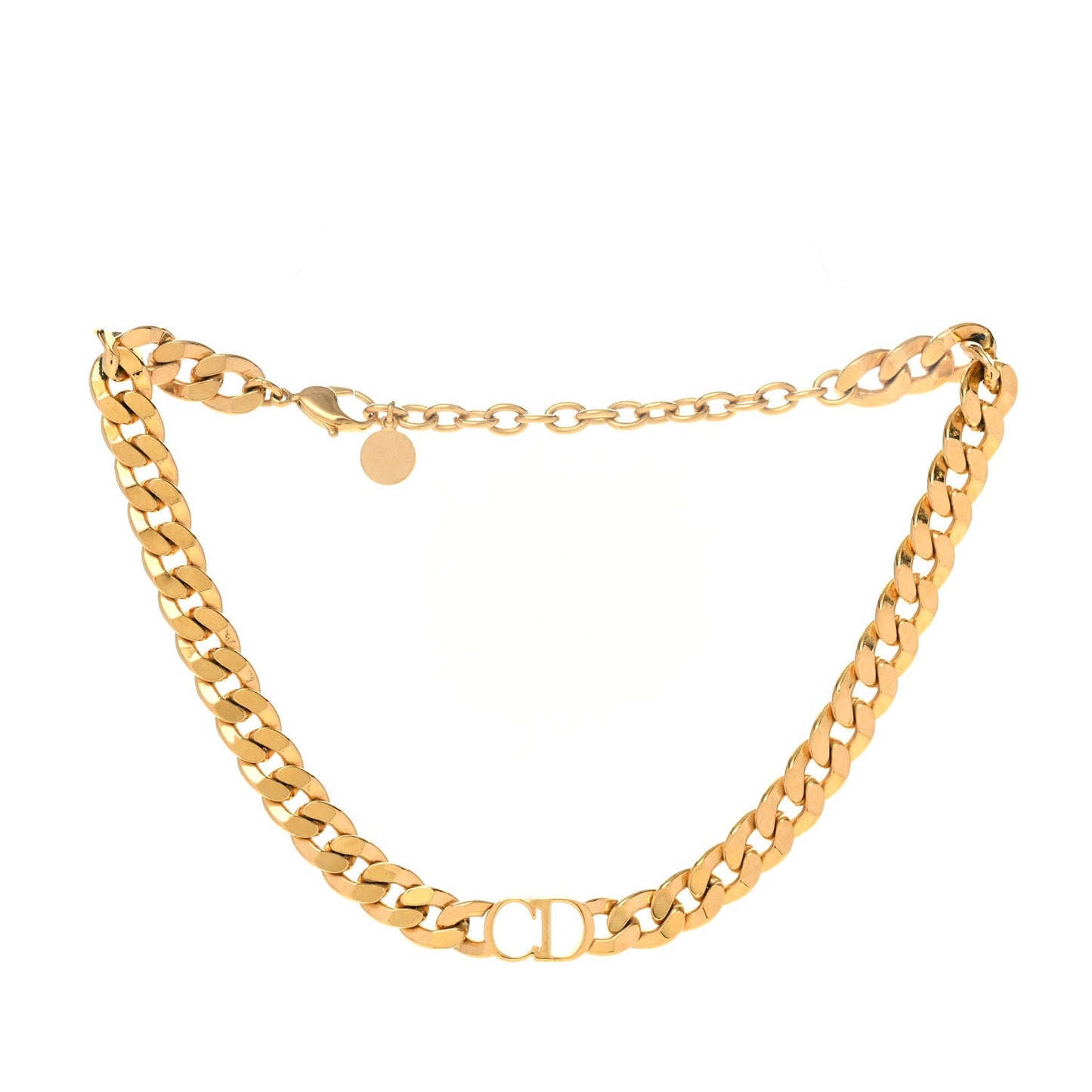 Christian Dior Danseuse Etoile Chain Choker Necklace Gold image 3