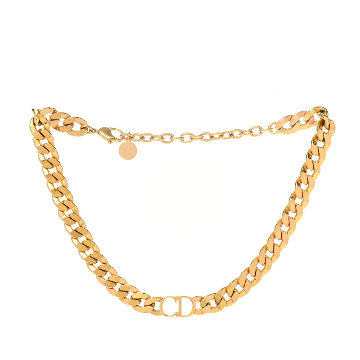 Christian Dior Danseuse Etoile Chain Choker Necklace Gold image 3