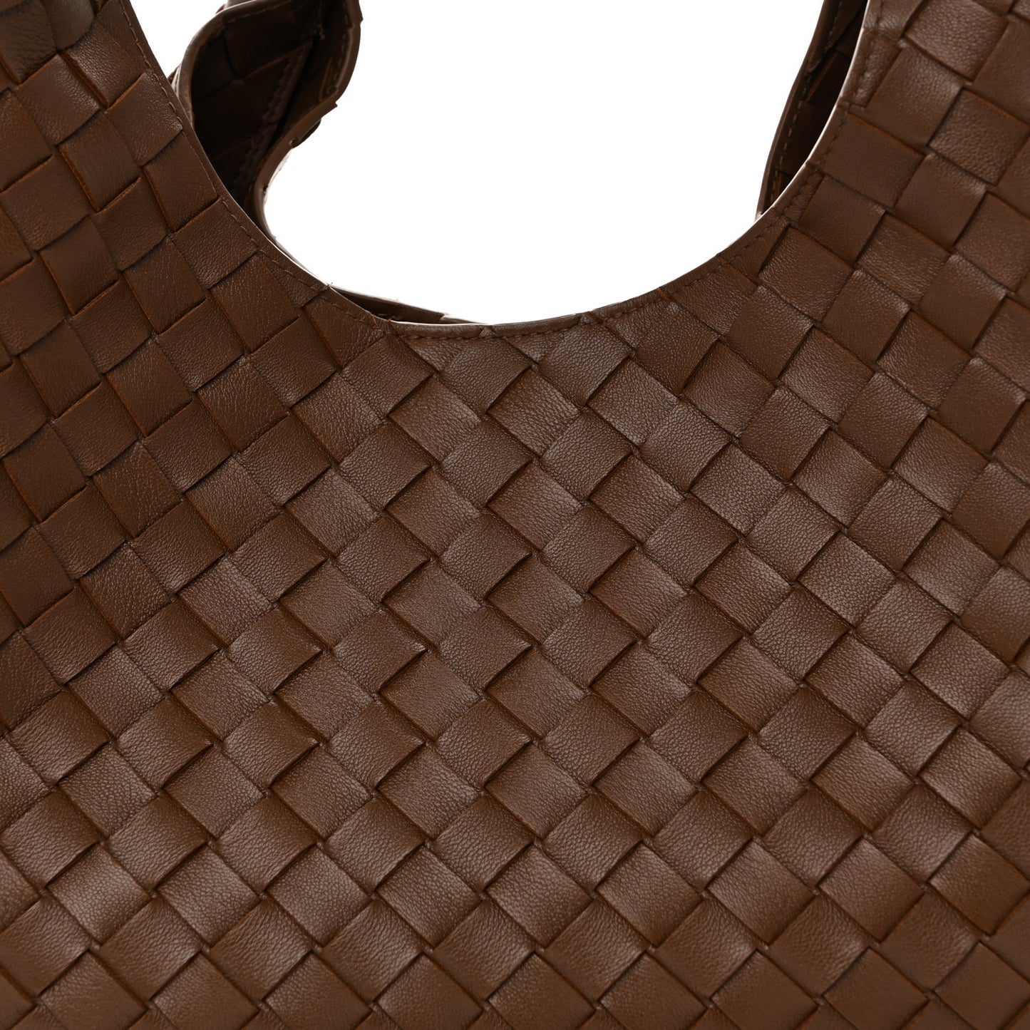 Bottega Veneta Medium Campana Shoulder Bag Tannin Brown Nappa Intrecciato – PRELOOV